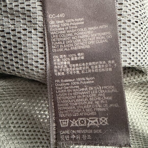 MARMOT PreCip Eco Raincoat Windbreaker Jacket Steel Onyx Gray XL - Picture 13 of 14